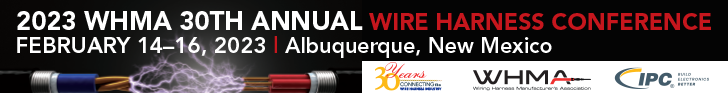 WHMA 30th Annual Wire Harness Conference Banner